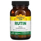 Country Life, Rutin, 500 mg, 100 Tablets - Supply Center USA