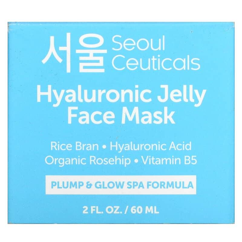 SeoulCeuticals, Hyaluronic Jelly Beauty Face Mask, 2 fl oz (60 ml) - Supply Center USA