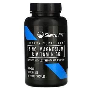 Sierra Fit, Zinc, Magnesium & Vitamin B6, 90 Veggie Capsules - Supply Center USA