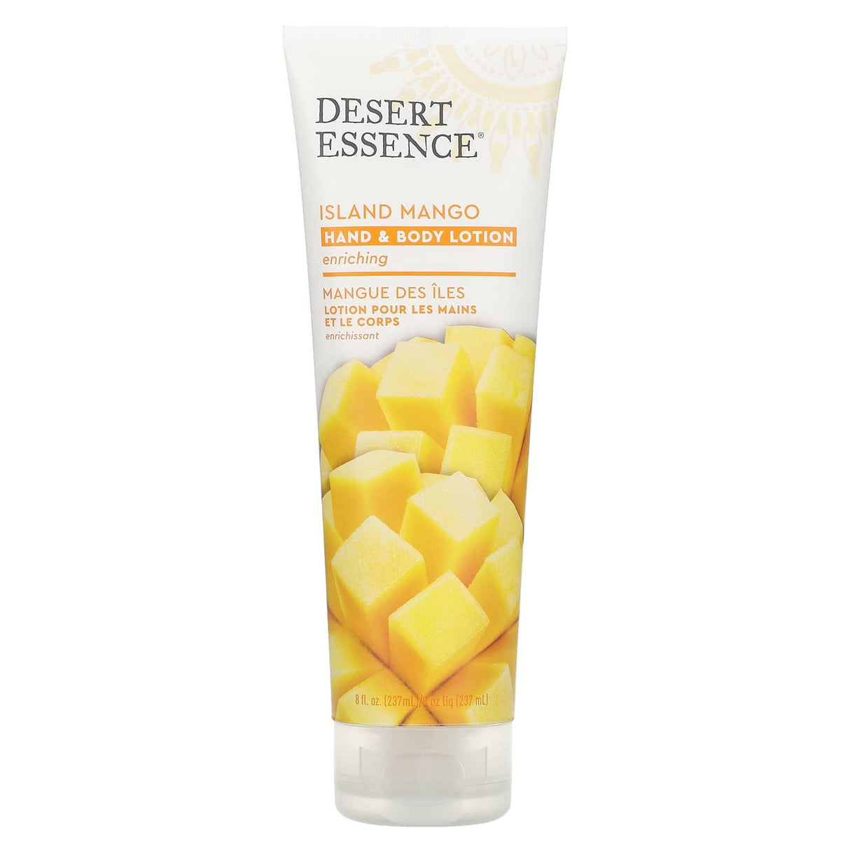 Desert Essence, Hand and Body Lotion, Island Mango, 8 fl oz (237 ml) - Supply Center USA