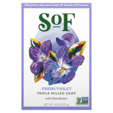 SoF, Triple Milled Bar Soap with Shea Butter, Lavender Fields, 6 oz (170 g) - Supply Center USA