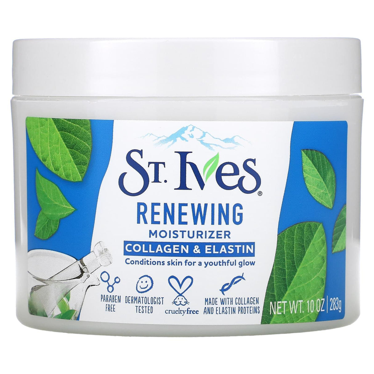 St. Ives, Moisturizer, Renewing, Collagen & Elastin, 10 oz (283 g) - Supply Center USA