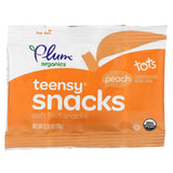 Plum Organics, Teensy Soft Fruits Snacks, Tots, Peach, 5 Packs, 0.35 oz (10 g) Each - Supply Center USA