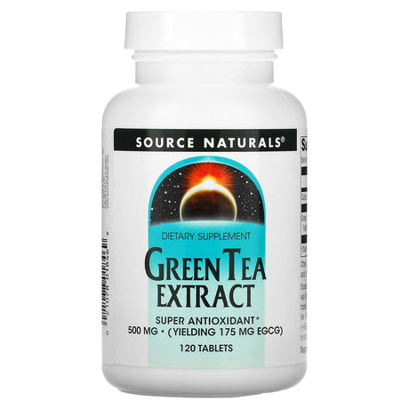 Source Naturals, Green Tea Extract, 100 mg, 60 Tablets - Supply Center USA