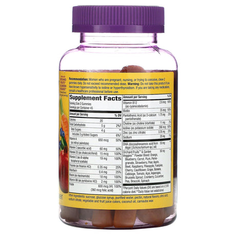 Nature's Way, Alive! Prenatal with Plant DHA, Orange & Raspberry Lemonade, 90 Gummies - Supply Center USA