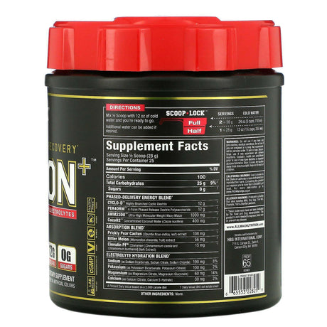 ALLMAX Nutrition, CARBion+ with Electrolytes, Unflavored, 24.7 oz (700 g) - Supply Center USA