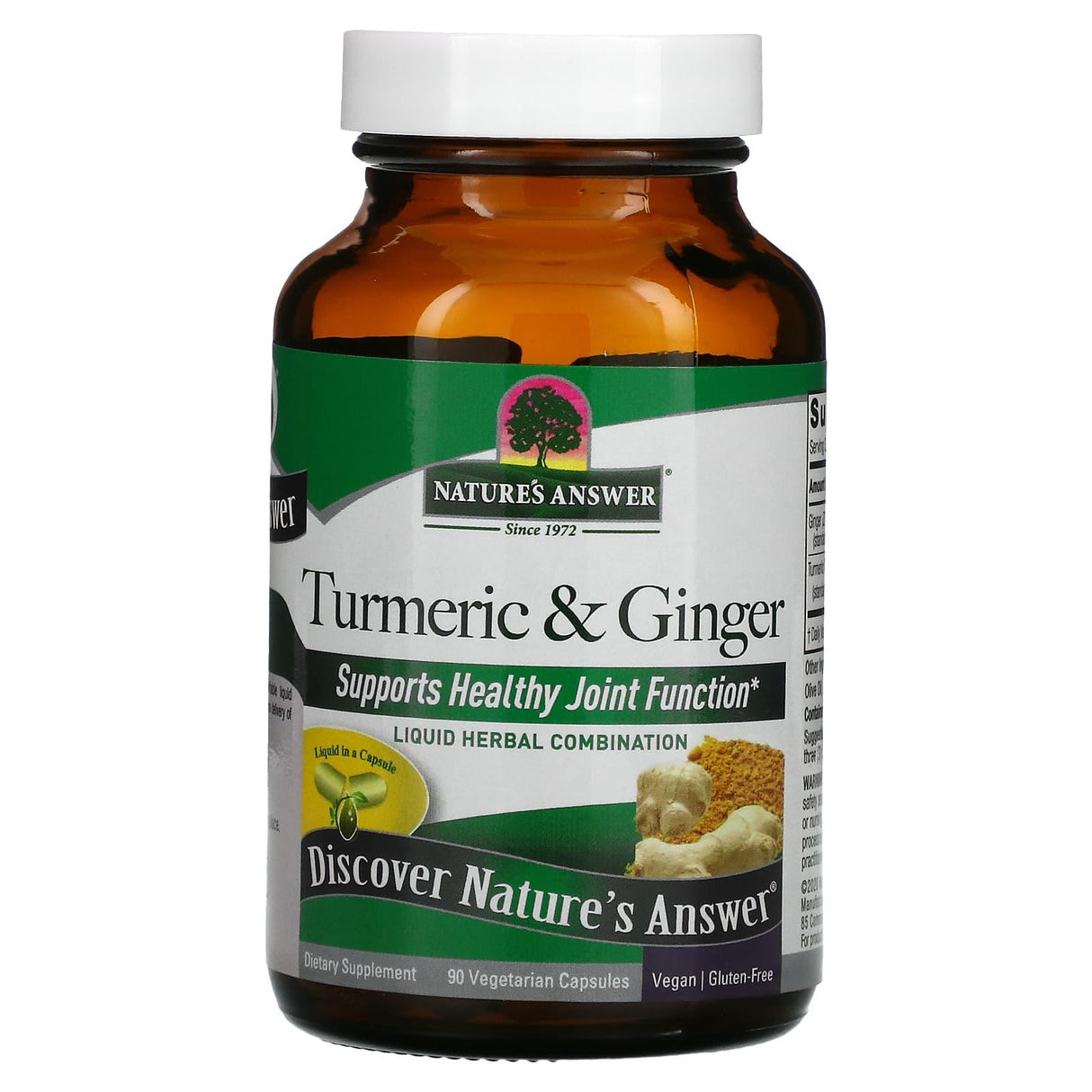 Nature's Answer, Turmeric & Ginger, 90 Vegetarian Capsules - Supply Center USA