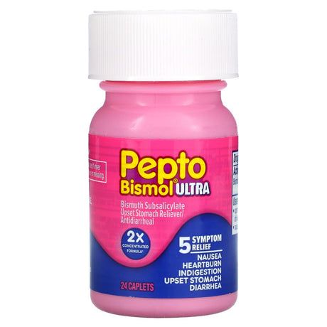 Pepto Bismol, Pepto Bismol Ultra, 24 Caplets - Supply Center USA