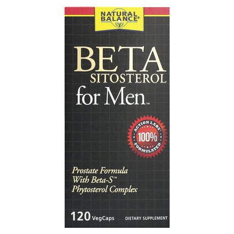 Natural Balance, Beta-Sitosterol For Men, 120 VegCaps - Supply Center USA