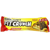 FITCRUNCH, Whey Protein Baked Bar, Peanut Butter, 12 Bars, (3.10 oz) 88 g Each - Supply Center USA