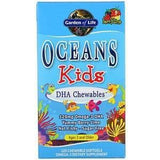 Garden of Life, Oceans Kids, DHA Chewables, Age 3 and Older, Berry Lime, 120 mg, 120 Chewable Softgels - Supply Center USA