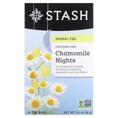 Stash Tea, Herbal Tea, Cozy Cinnamon, Vanilla Chamomile, Caffeine-Free, 18 Tea Bags, 0.8 oz (25 g) - Supply Center USA