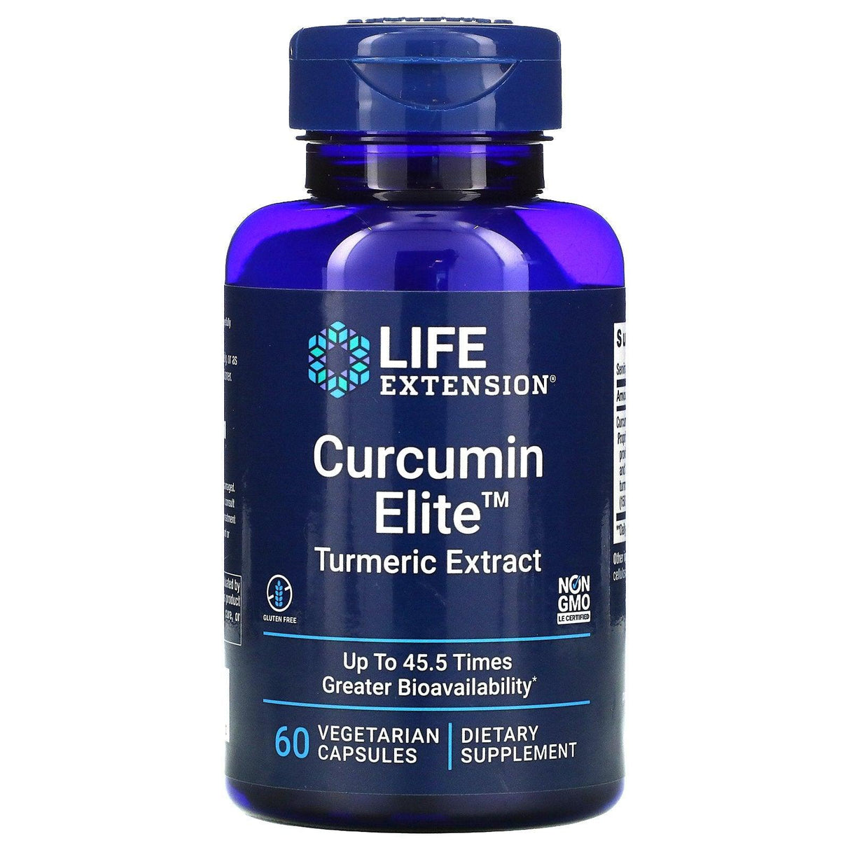 Life Extension, Curcumin Elite, Turmeric Extract, 30 Vegetarian Capsules - Supply Center USA