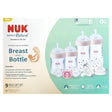 NUK, Smooth Flow, Anti-Colic Bottle Newborn Gift Set, 0+ Months, 11 Pieces - Supply Center USA