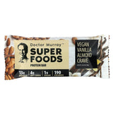 Dr. Murray's, Superfoods Protein Bars, Vegan Vanilla Almond Crave , 12 Bars, 2.05 oz (58 g) Each - Supply Center USA