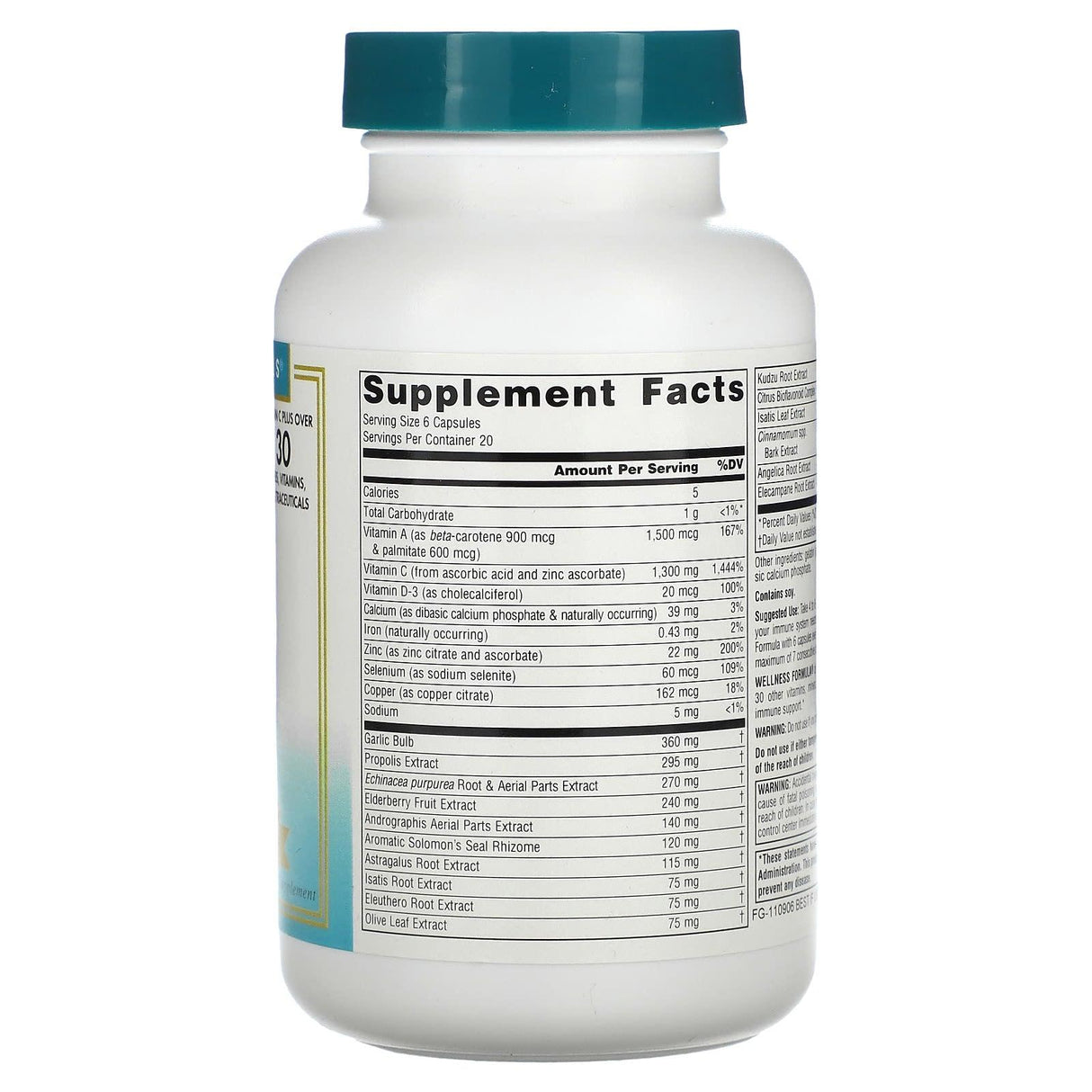 Source Naturals, Wellness Formula, 120 Capsules - Supply Center USA