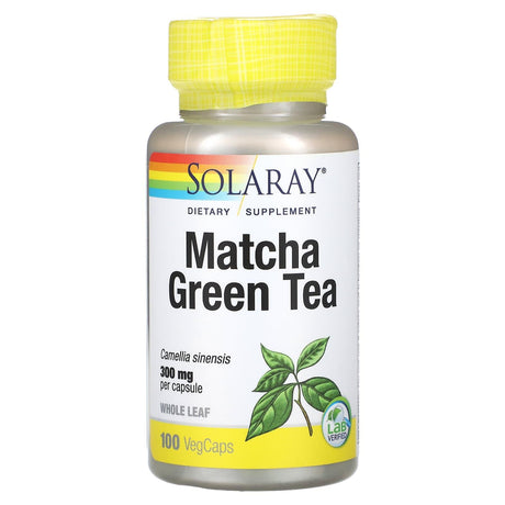 Solaray, Matcha Green Tea, 300 mg, 100 VegCaps - Supply Center USA