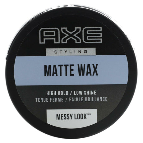 Axe, Styling Matte Wax, High Hold, Low Shine, 2.64 oz (75 g) - Supply Center USA