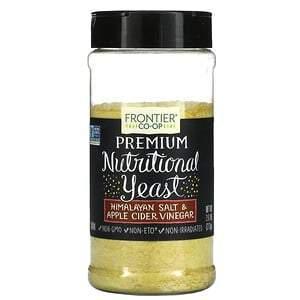 Frontier Natural Products, Premium Nutritional Yeast, Himalayan Salt & Apple Cider Vinegar, 7.51 oz (213 g) - Supply Center USA