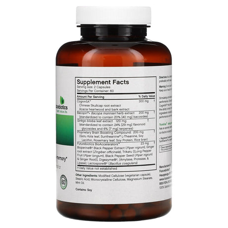 Futurebiotics, Thinkfast, Brain Performance + Memory, 120 Vegetarian Capsules - Supply Center USA