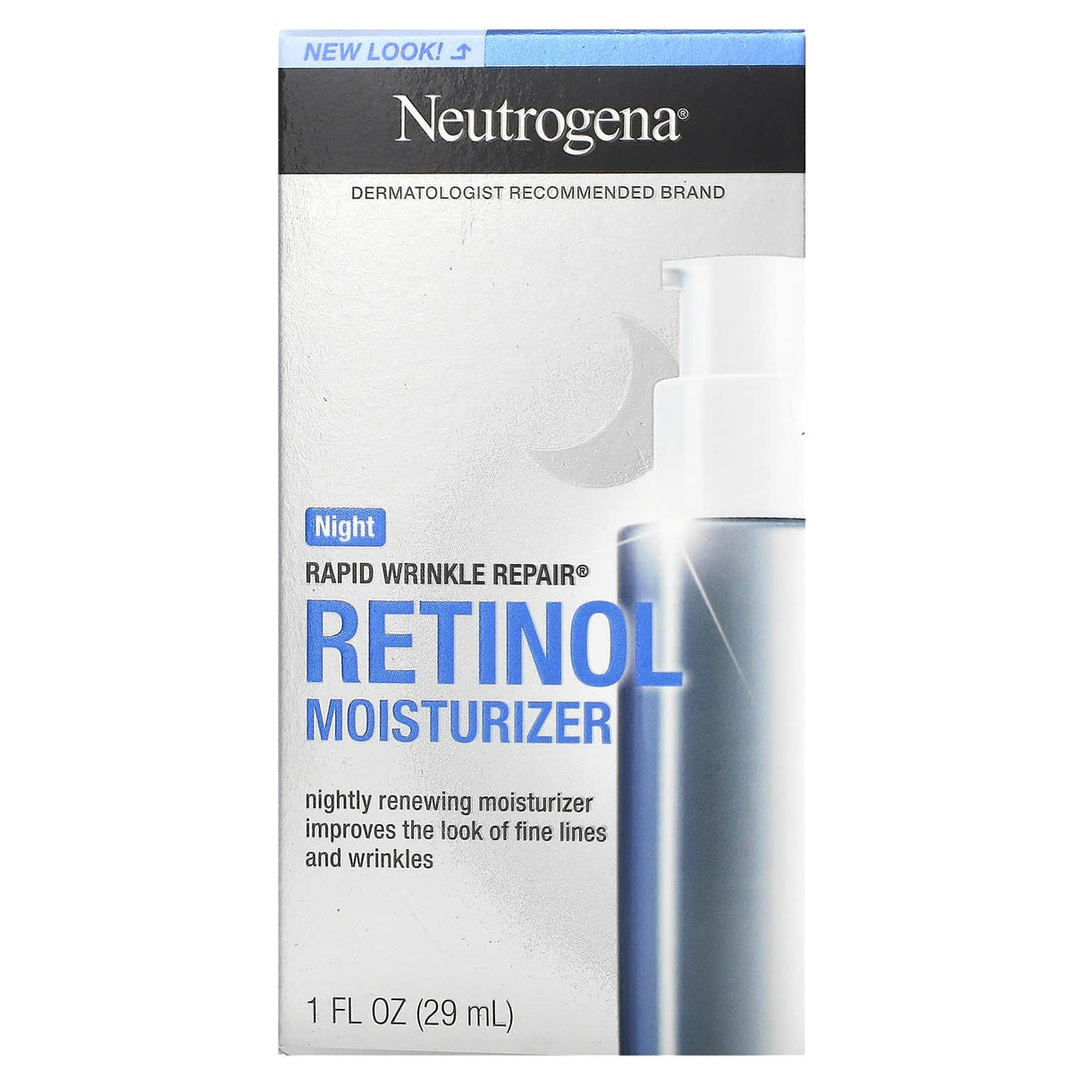 Neutrogena, Rapid Wrinkle Repair, Moisturizer, Night, 1 fl oz (29 ml) - Supply Center USA