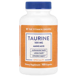 The Vitamin Shoppe, Taurine, 500 mg, 100 Capsules - Supply Center USA