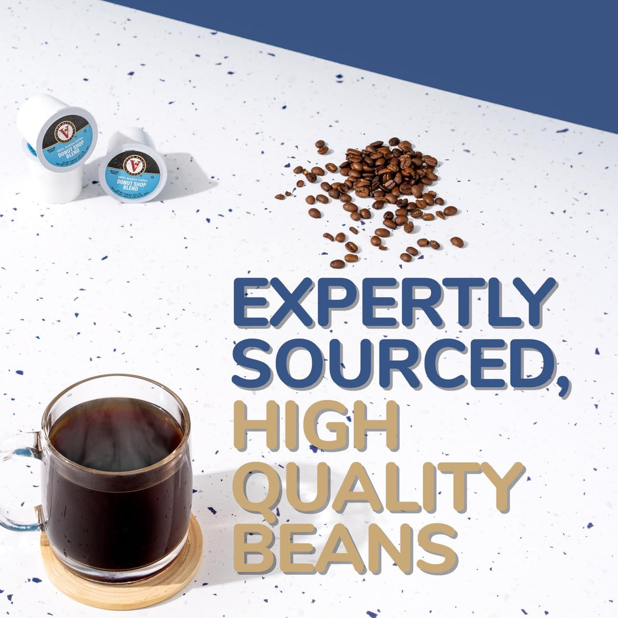 Victor Allen'S Coffee Variety Pack (Morning Blend, 100% Colombian, Donut Shop Blend, and French Roast), 42 Count, Single Serve Coffee Pods for Keurig K-Cup Brewers