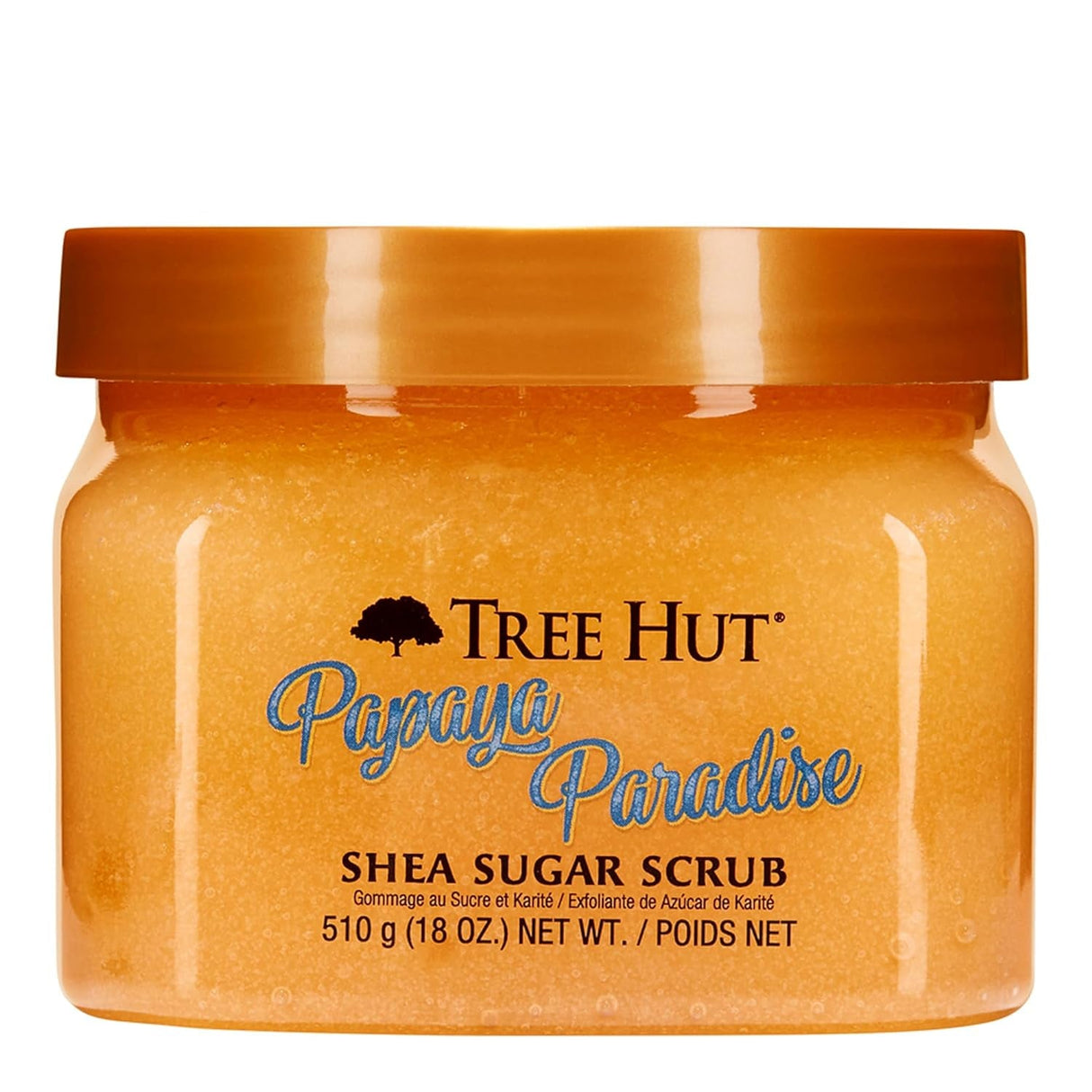 Tree Hut Blue Lagoon Shea Sugar Scrub | Exfoliating Body Scrub Removes Dead, Dry Skin for a Soft & Hydrated Feel | Nourishing Essential Body Care | 18 Fl Oz.