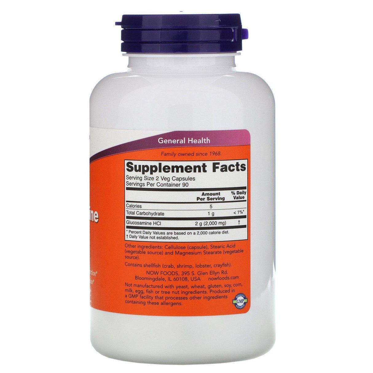 Now Foods, Glucosamine '1000', 180 Veg Capsules - Supply Center USA