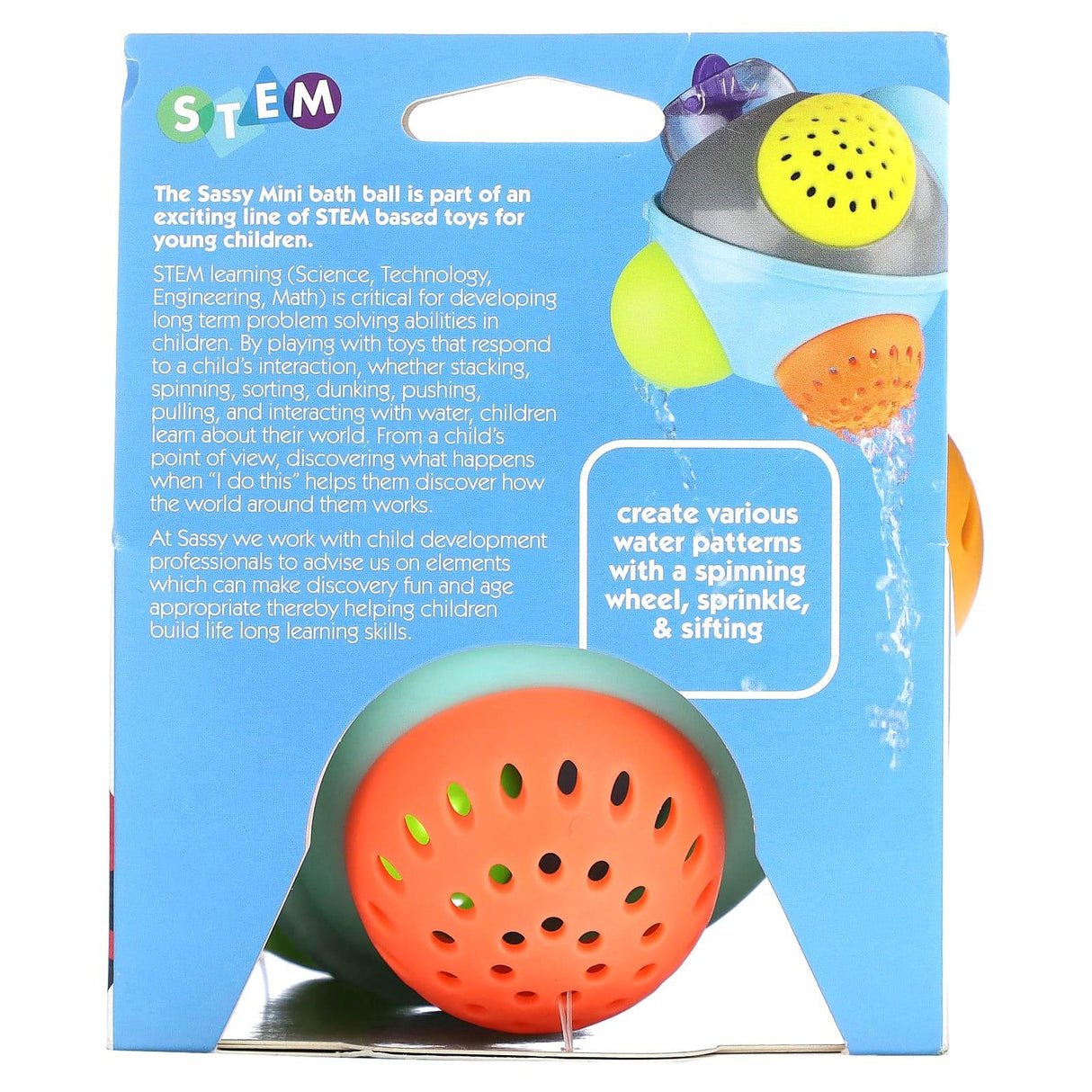 Sassy, Discovery Bath Ball, 6+ Months, 1 Count - Supply Center USA