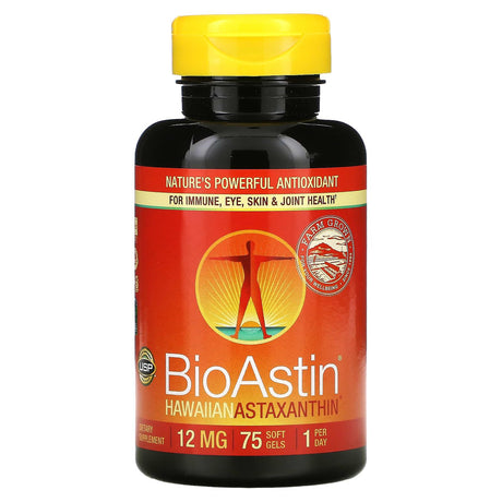 Nutrex Hawaii, BioAstin, Hawaiian Astaxanthin, 4 mg, 60 Soft Gels - Supply Center USA