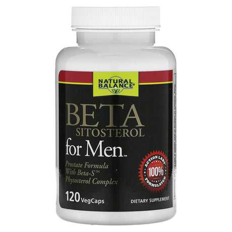 Natural Balance, Beta-Sitosterol For Men, 120 VegCaps - Supply Center USA