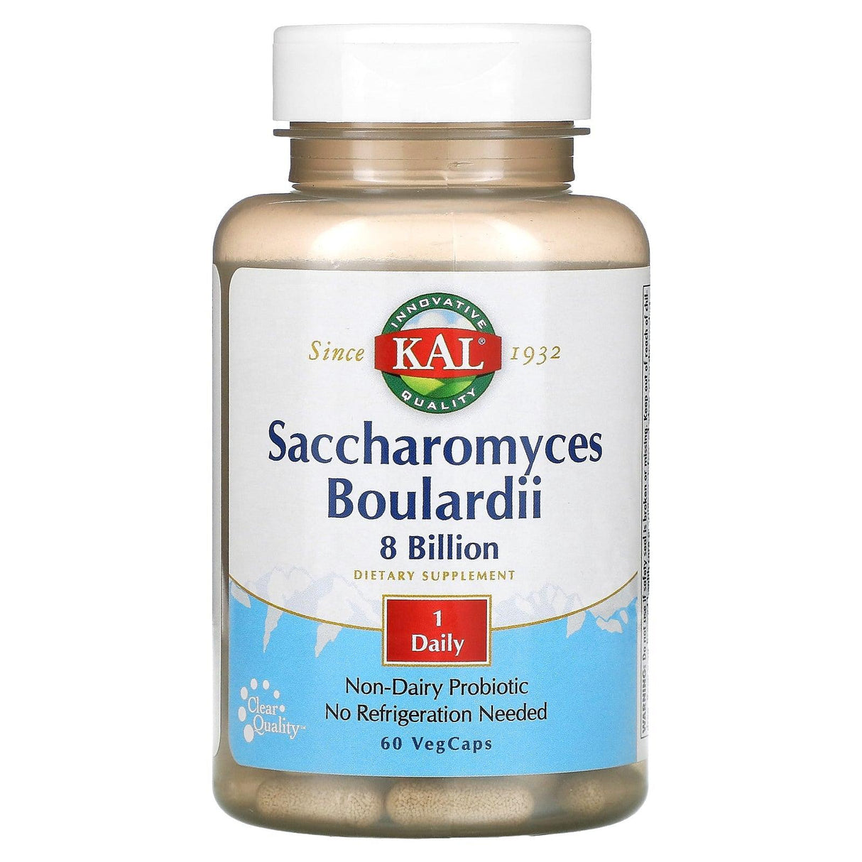 KAL, Saccharomyces Boulardii, 8 Billion, 60 VegCaps - Supply Center USA