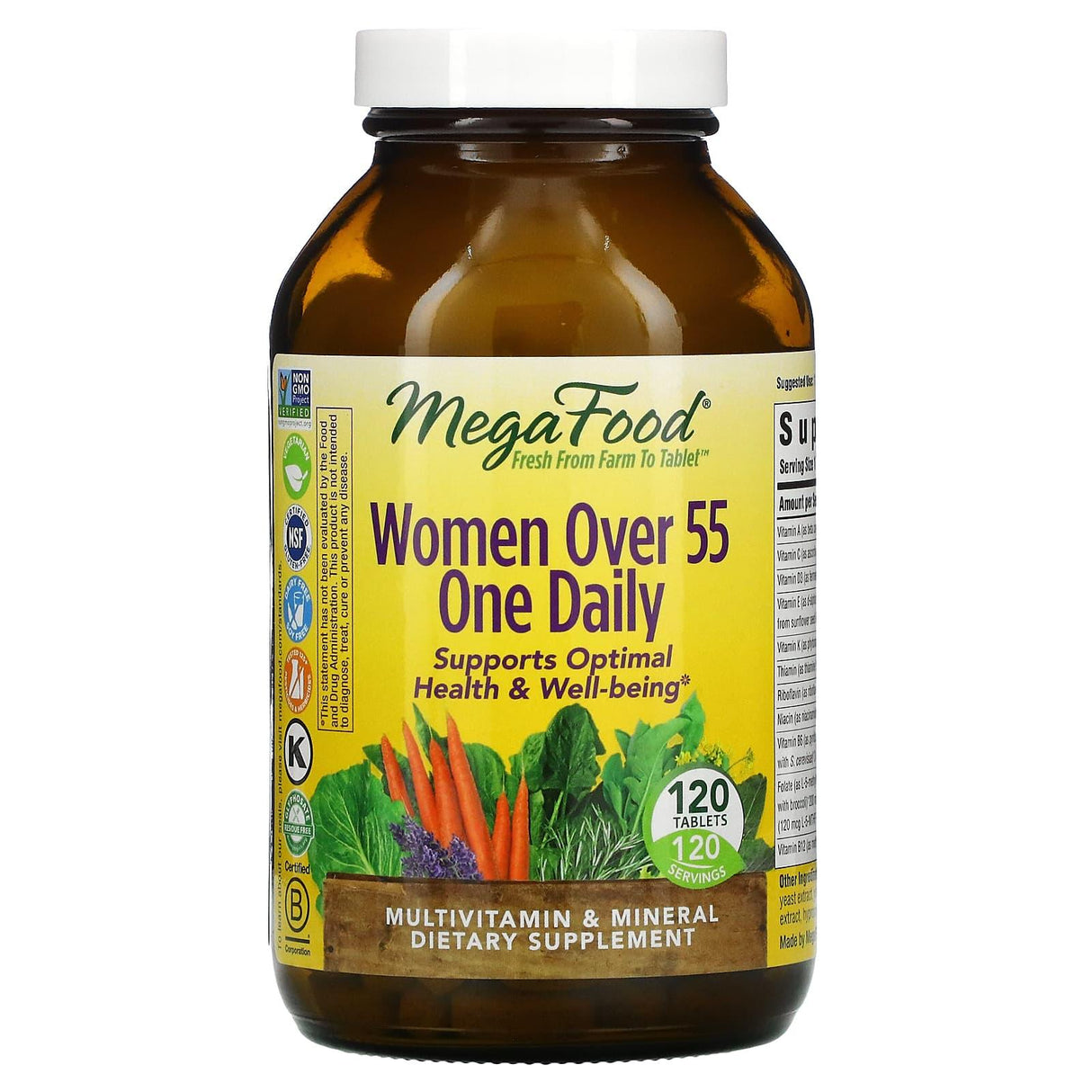 MegaFood, Women Over 55 One Daily, 60 Tablets - Supply Center USA