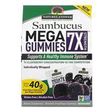 Nature's Answer, Sambucus Mega Gummies 7X Strength, Black Elderberry, 30 Gelatin Free/Vegan Gummies - Supply Center USA