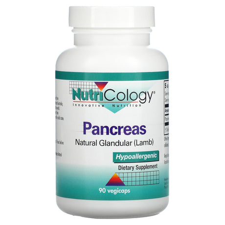 Nutricology, Pancreas, Natural Glandular (Lamb), 90 Vegicaps - Supply Center USA