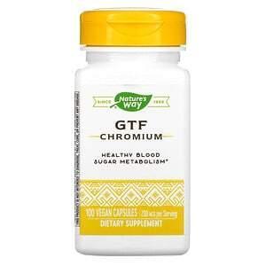 Nature's Way, GTF Chromium, 200 mcg, 100 Vegan Capsules - Supply Center USA