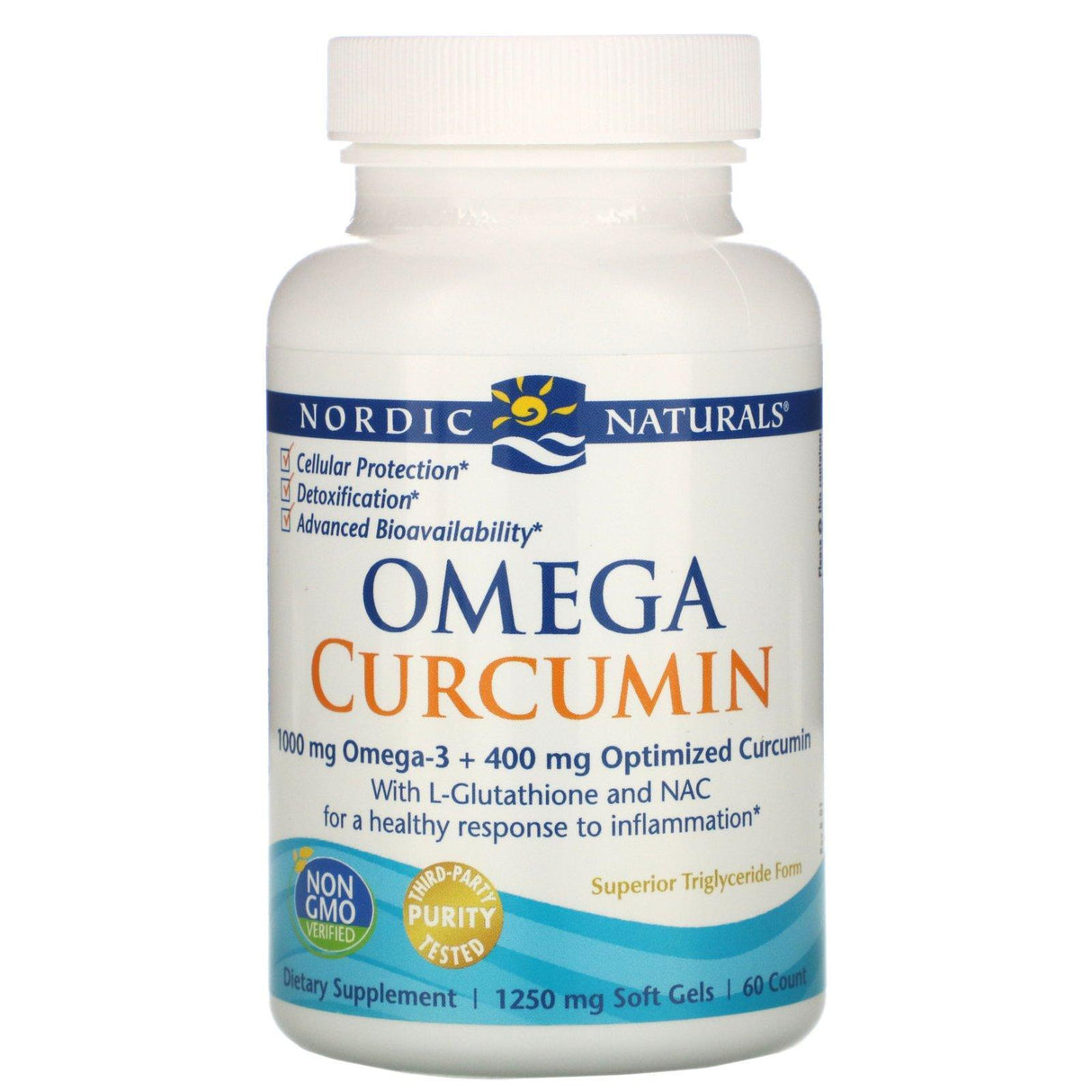 Nordic Naturals, Omega Curcumin, 1,250 mg, 60 Soft Gels - Supply Center USA