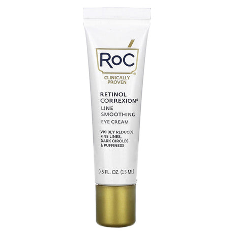 RoC, Retinol Correxion, Line Smoothing Eye Cream, 0.5 fl oz (15 ml) - Supply Center USA