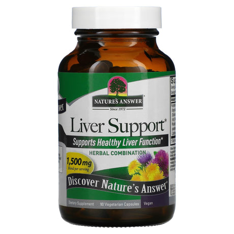 Nature's Answer, Liver Support, 500 mg, 90 Vegetarian Capsules - Supply Center USA