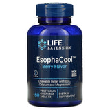 Life Extension, EsophaCool, Berry, 60 Vegetarian Chewable Tablets - Supply Center USA