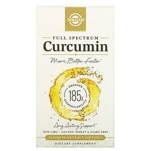 Solgar, Full Spectrum Curcumin, 30 Liquid Extract Softgels - Supply Center USA