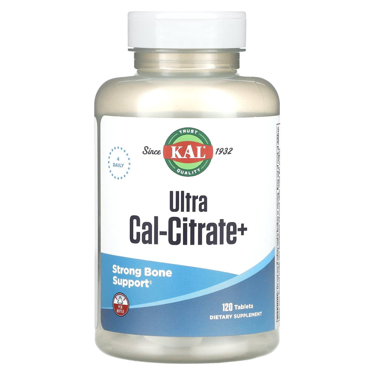 KAL, Ultra Cal-Citrate+, 120 Tablets - Supply Center USA