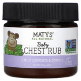 Maty's, Baby Chest Rub, Eucalyptus, Lavender & Chamomile, Babies 3+ Months, 1.5 oz (43 g) - Supply Center USA