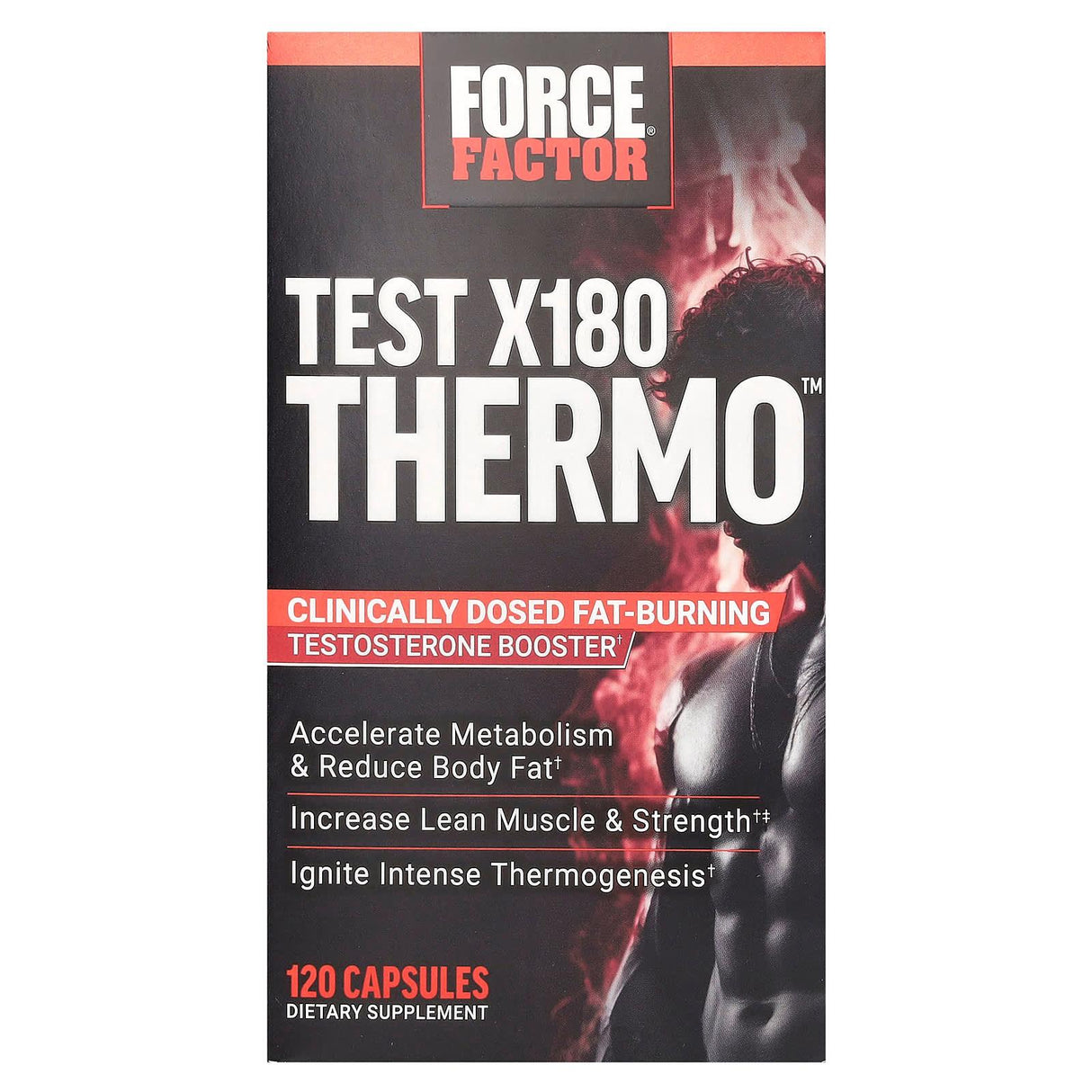 Force Factor, Test X180 Thermo™, 120 Capsules - Supply Center USA