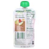 Sprout Organics, Baby Food, 6 Months & Up, Strawberry, Pear, & Banana, 3.5 oz (99 g) - Supply Center USA