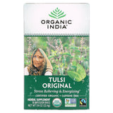 Organic India, Tulsi Tea, Turmeric Ginger, Caffeine-Free, 18 Infusion Bags, 1.2 oz (34.2 g) - Supply Center USA