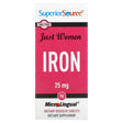 Superior Source, Just Women, Iron, 25 mg, 90 MicroLingual Instant Dissolve Tablets - Supply Center USA