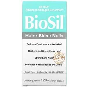 BioSil by Natural Factors, ch-OSA Advanced Collagen Generator, 120 Vegetarian Capsules - HealthCentralUSA