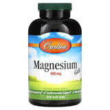 Carlson, Magnesium Gels, 400 mg, 250 Soft Gels - Supply Center USA